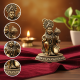 Pure Brass Hanuman Ji Idol – Handcrafted For Vastu