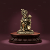 Pure Brass Hanuman Ji Idol – Handcrafted For Vastu