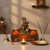 Pure Brass Hanuman Ji Idol – Handcrafted For Vastu