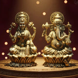 Shree Mahadhan Laxmi and Ganesh Idol