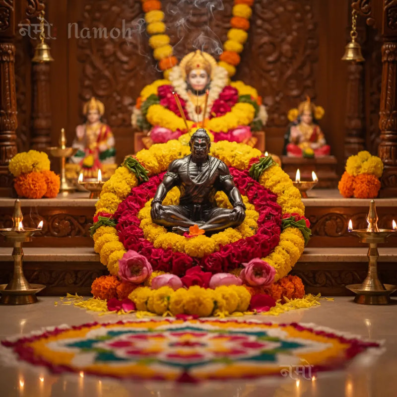 Bahubali Hanumaan Idol for Car Dashboard & Home