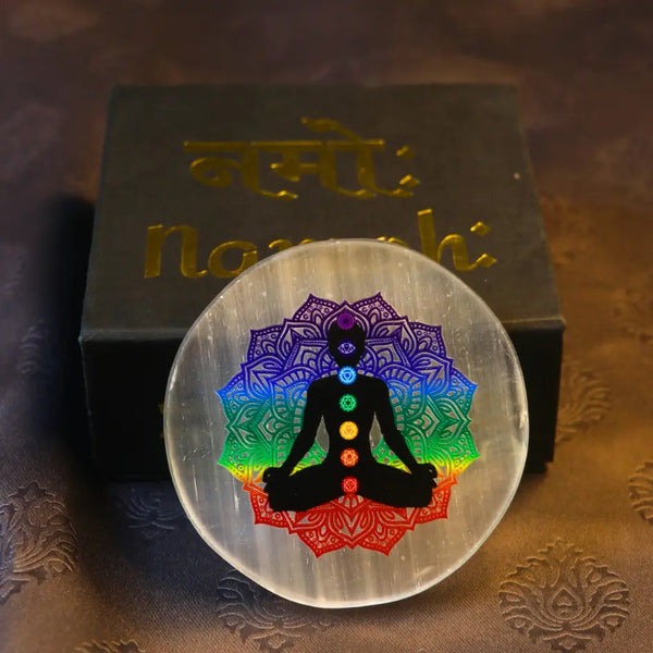 Crystal Super Charging Plate : Selenite