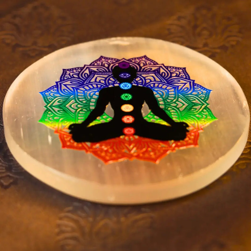 Crystal Super Charging Plate : Selenite