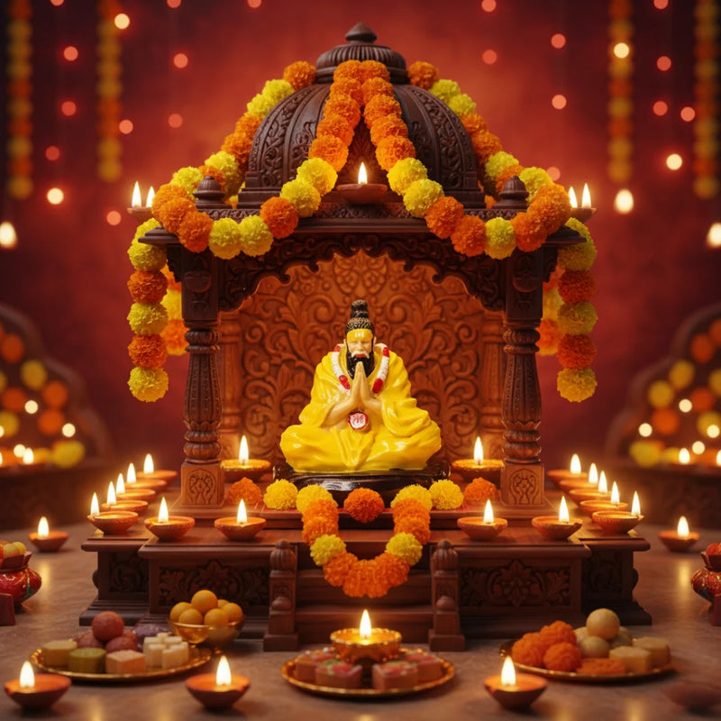 Premanand Ji Maharaj Idol | Spiritual Peace & Divine Energy for Home, Car & Gifting