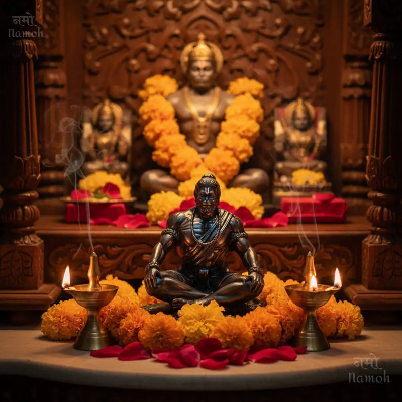 Bahubali Hanumaan Idol for Car Dashboard & Home