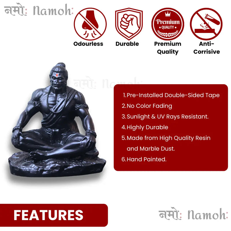 Bahubali Hanumaan Idol for Car Dashboard & Home