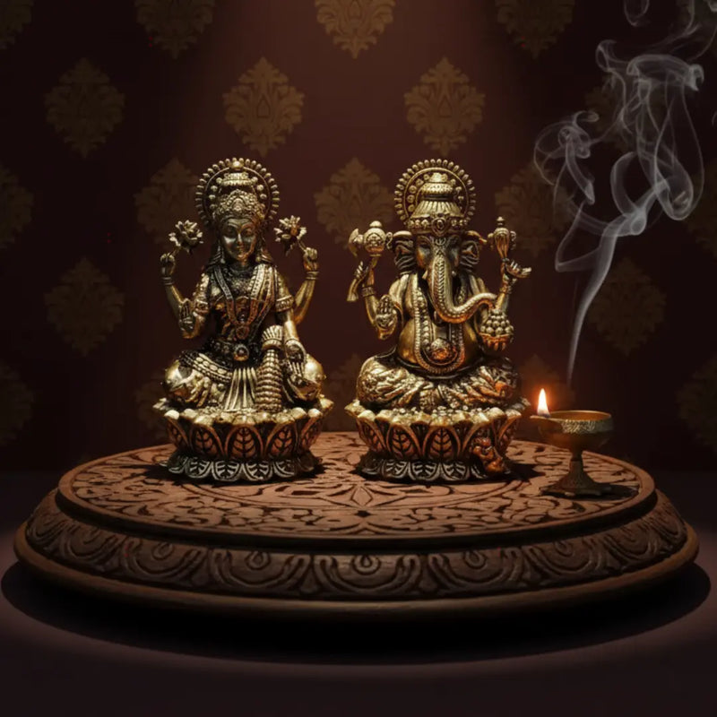 Shree Mahadhan Laxmi and Ganesh Idol