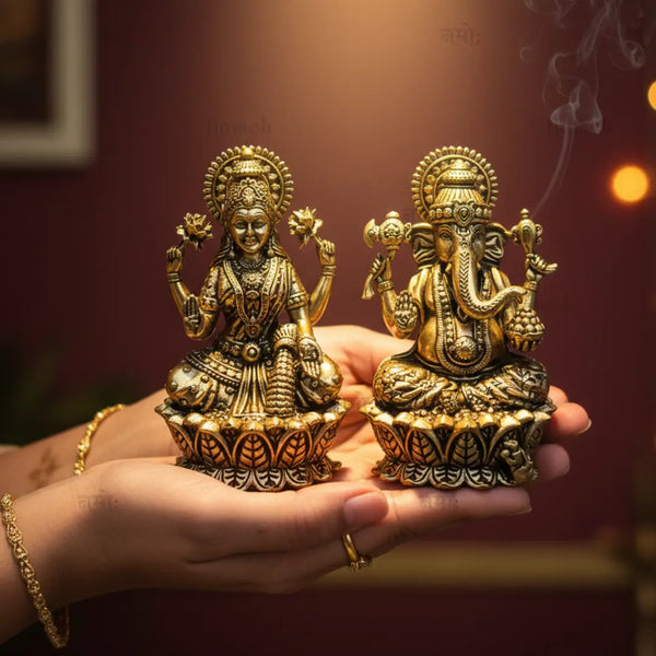 Shree Mahadhan Laxmi and Ganesh Idol